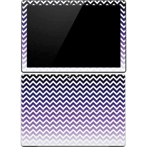Chevron Purple Ombre Surface Pro 4 Skin